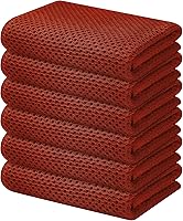 Vista 149 de Kitinjoy - Paños de cocina de 100 % algodón, tela de tejido gofrado, paño de limpieza ultrasuave, absorbente y de secado rápido.