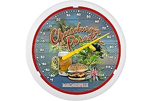 Cheeseburger In Paradise Margaritaville Dial Thermometer