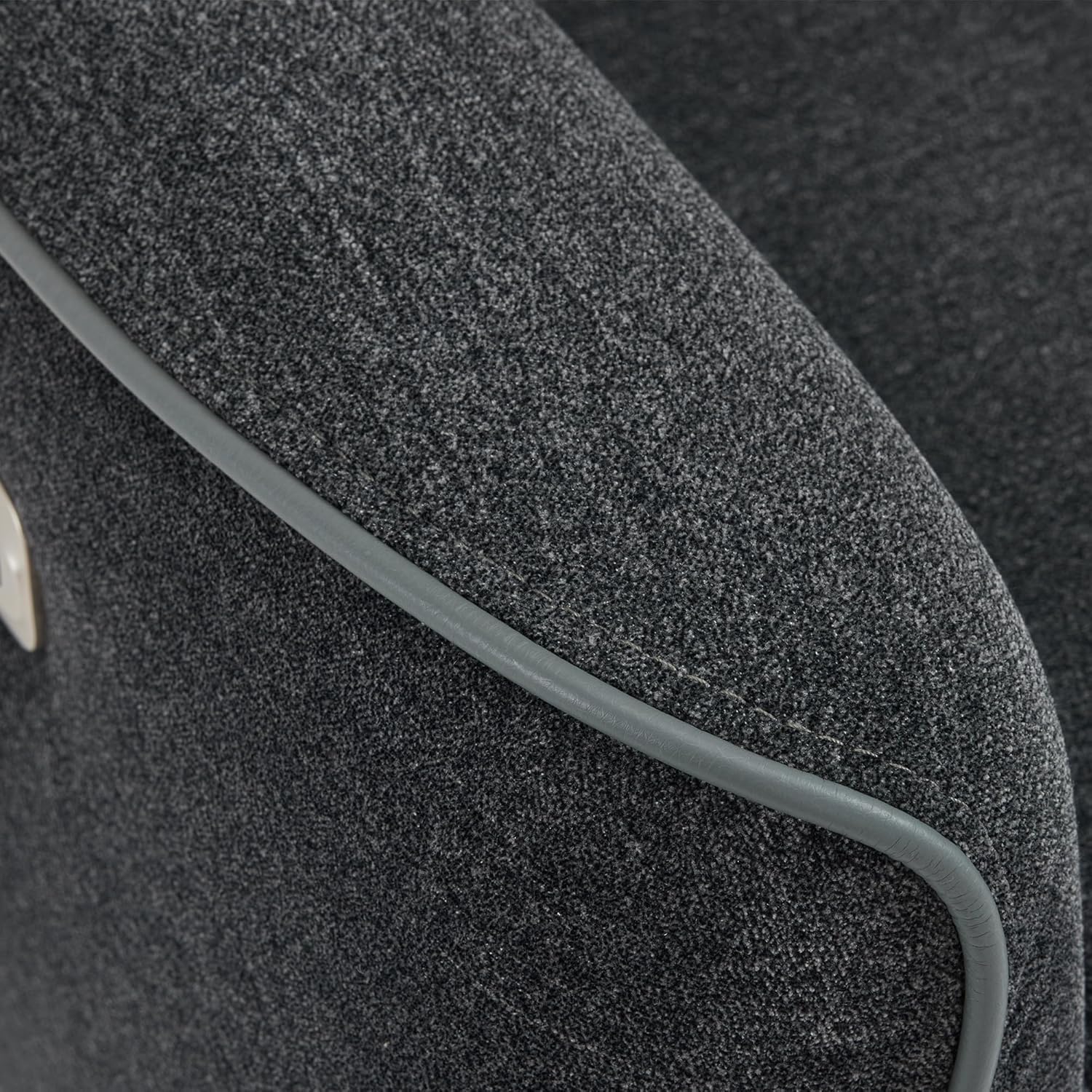 Close-up of the fabric texture of the recliner