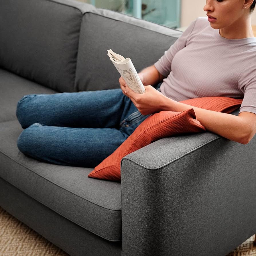 IKEA PÄRUP ソファ ライトグレー Amazon｜IKEA PÄRUP 3人掛けソファ 長椅子 ビッスルグレー