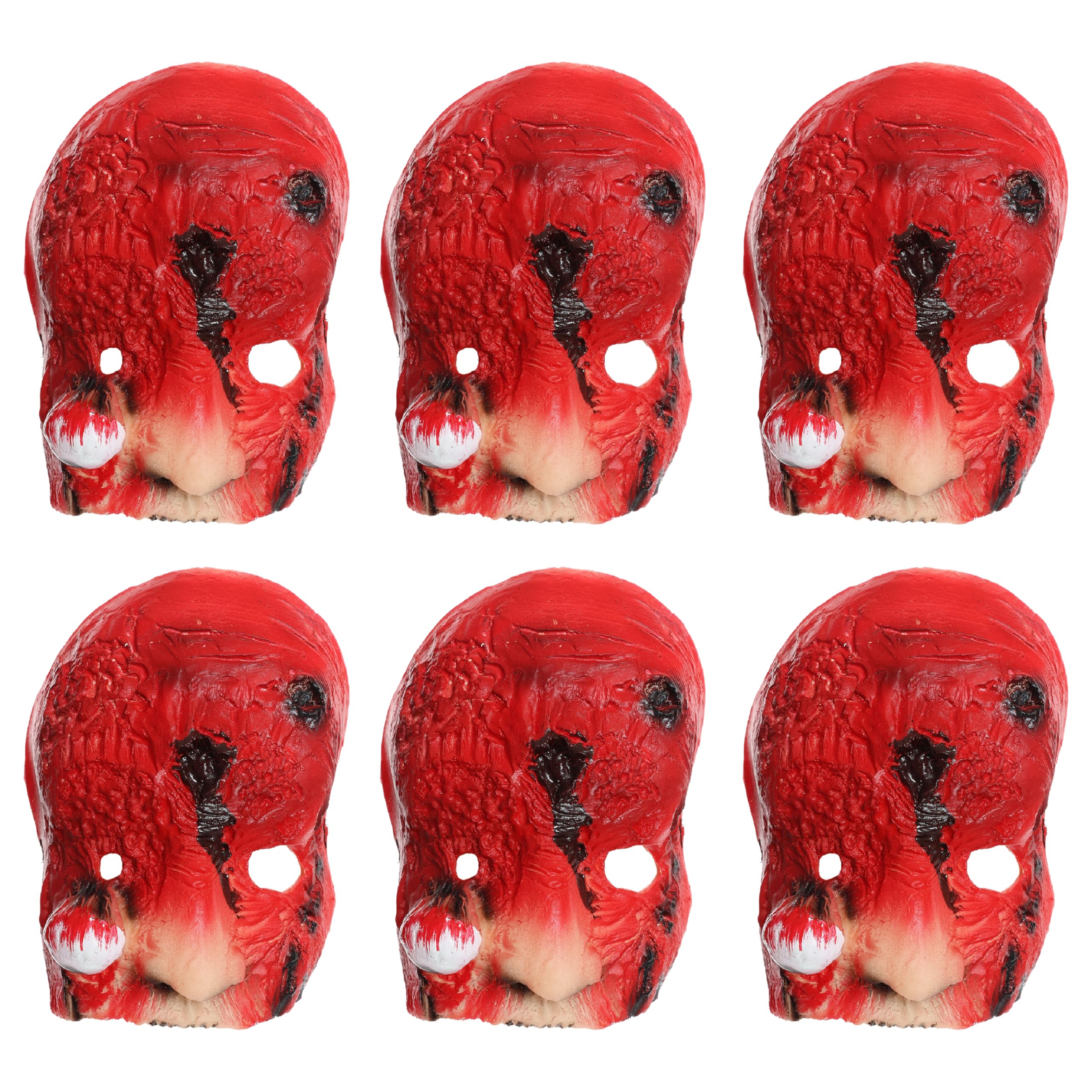 Bullet Wound Halloween Mask – Pack Of 12 - Realistic Latex Fancy Dress Accessory for Halloween Parties & Costume Events