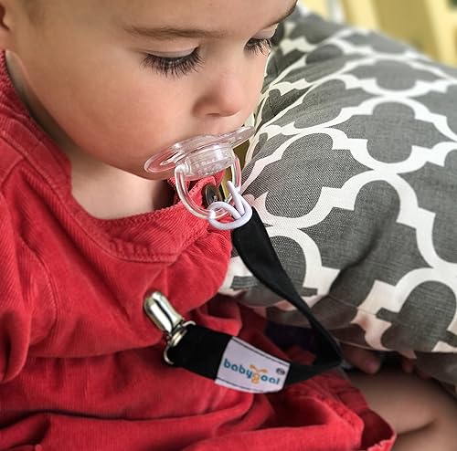 Miniatura 6 de Babygoal MP01 Juego de 3prendedores para chupete de metal para niñas se adapta a la mayoría de estilos de chupete y juguetes de dentición Mundo