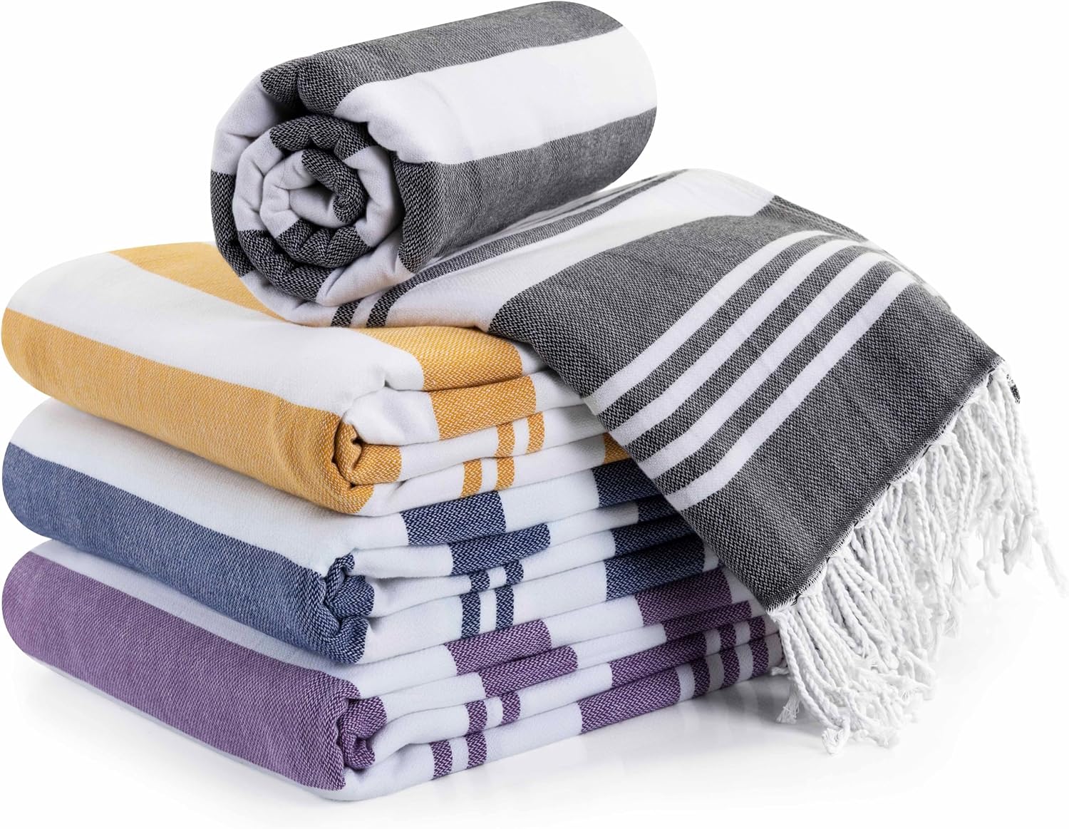 Utopia Towels 4 Pack Turkish Beach Towel (40 x 72 Inches