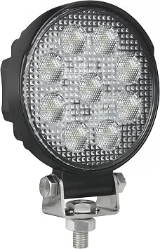 HELLA 357101002 ValueFit 5 Round 1.0 LED Close Range Worklight, Black