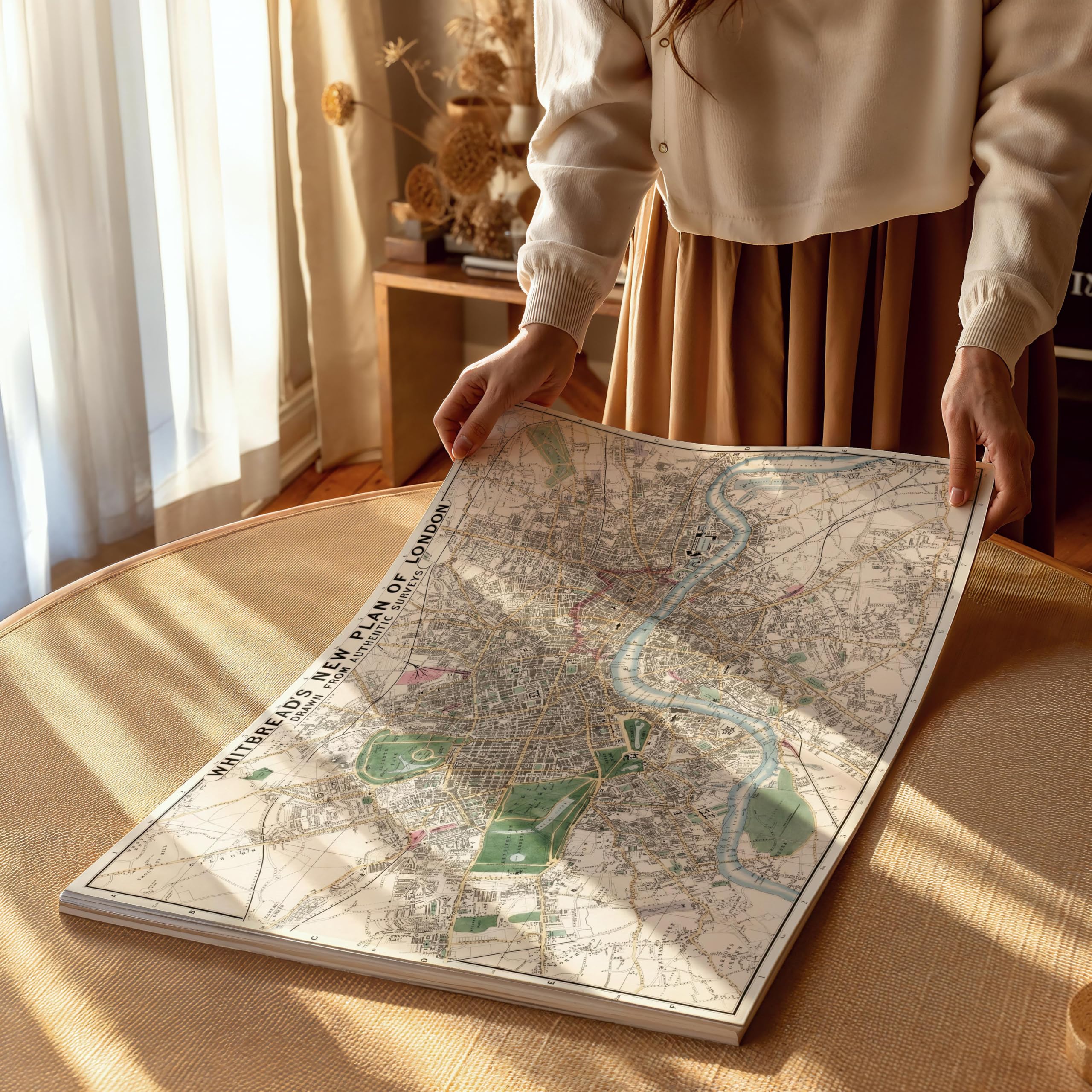 Old City Map | LONDON UK Poster Print Wall Art Image Home Decor Artworks Different Sizes