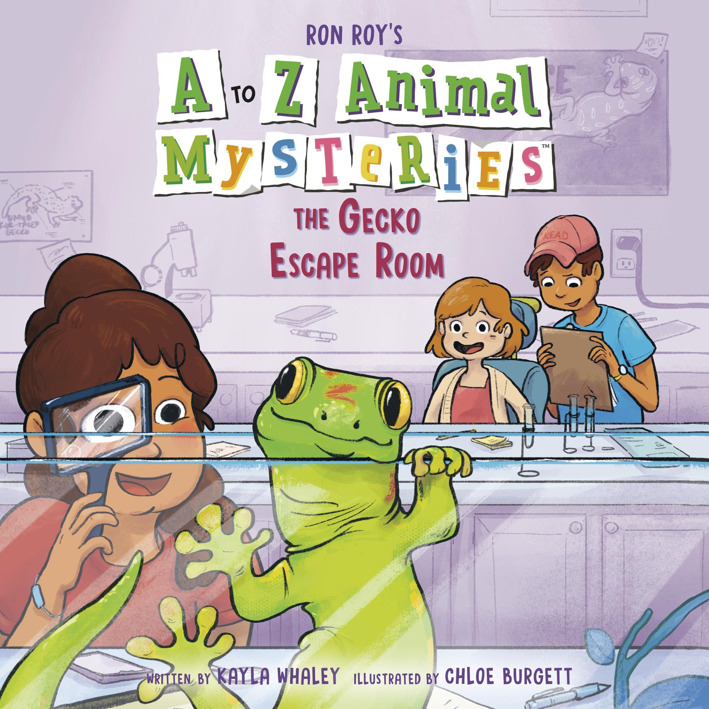 Cover art for A to Z Animal Mysteries #7: The Gecko Escape Room