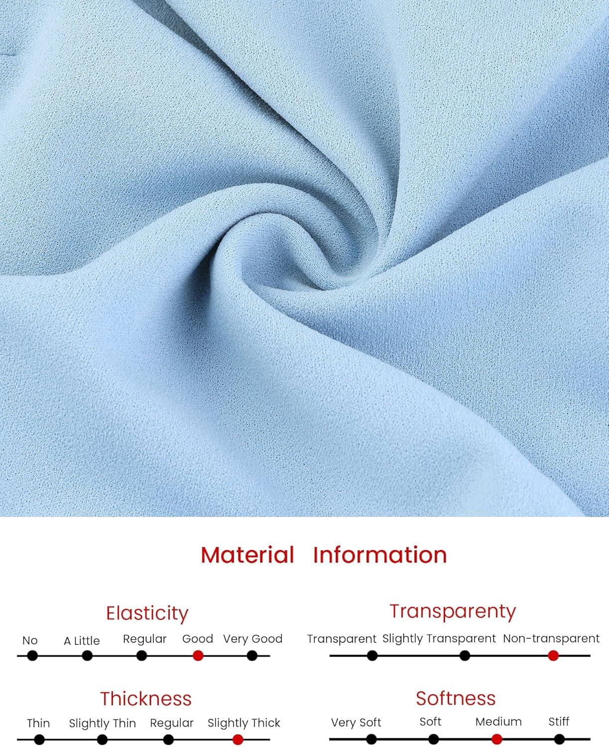 Women's Pleated Dresses Work Fit and Flare Midi Dress - Image 5