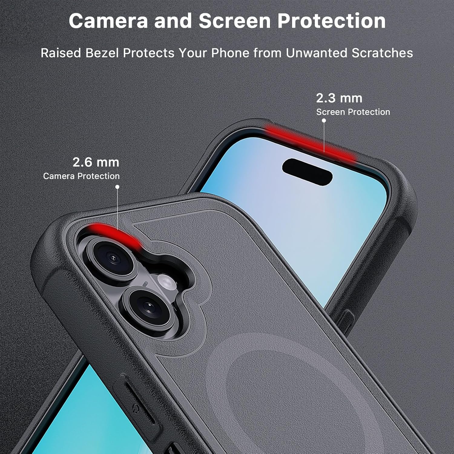 M MYBAT PRO Maverick Series for iPhone 16 Plus 6.7 Case with Belt Clip Holster,Compatible with Magsafe w/Screen Protector,Anti-Drop,Shockproof,with 360°Rotating Kickstand,Heavy Duty Protection - Image 5