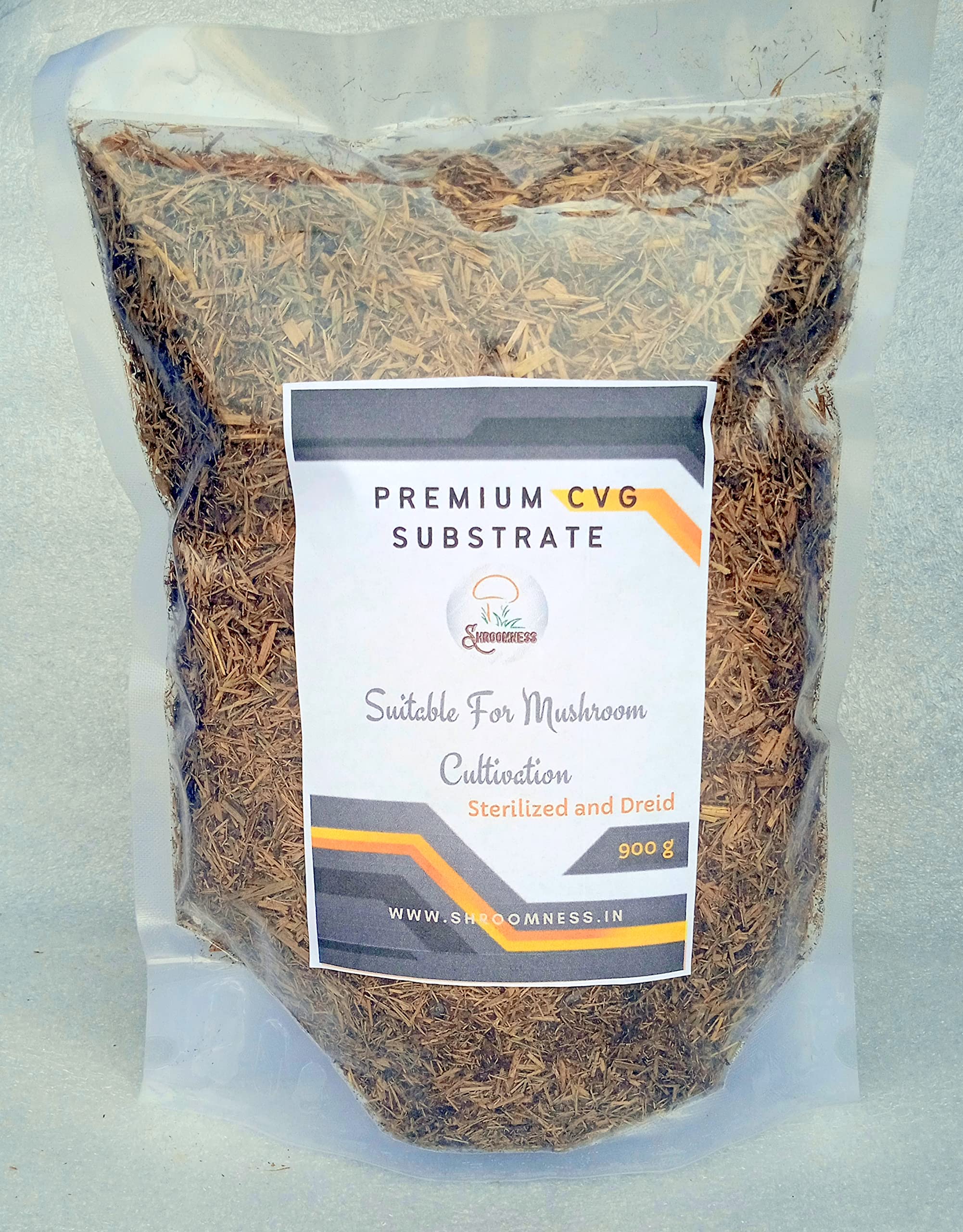 Shroomness CVG Substrate for Mushroom Cultivation, Sterile and Dry (900g) :  Amazon.in: Garden & Outdoors