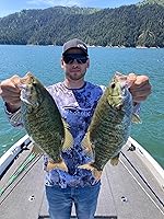 Vista 4 de Fishoholic Gorra de pesca de béisbol Snapback - Malla de camionero de pesca regalo para papá padre