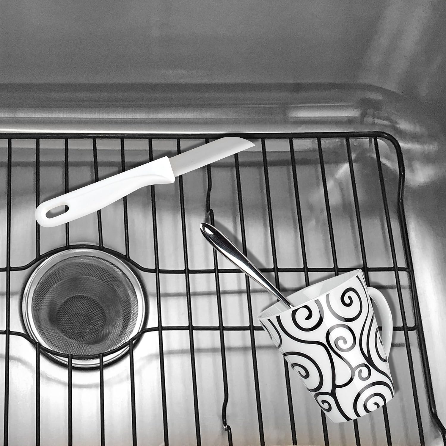 Better Houseware COMIN18JU083677 Better Houseware Extra Large Sink Protector Grid, Black, 18/8 Stainless Steel - Image 3