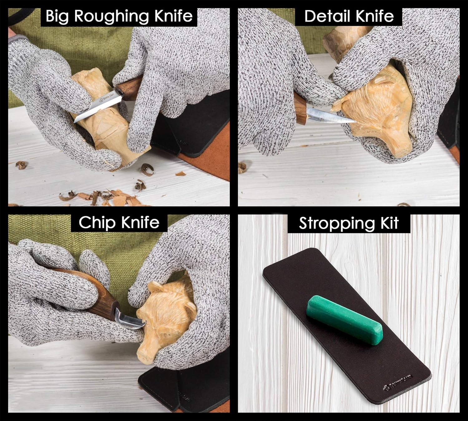 50% оƒƒ Dіѕсоunt BeaverCraft Deluxe S15X Wood Carving Whittling Knives Set with Leather Case - Whittling Kit Premium Wood Carving Tools with Leather Strop and Polishing Compound - Chip Carving Knives Set 80% оƒƒ Dіѕсоunt BeaverCraft Deluxe S15X Wood Carving Whittling Knives Set with Leather Case - Whittling Kit Premium Wood Carving Tools with Leather Strop and Polishing Compound - Chip Carving Knives Set