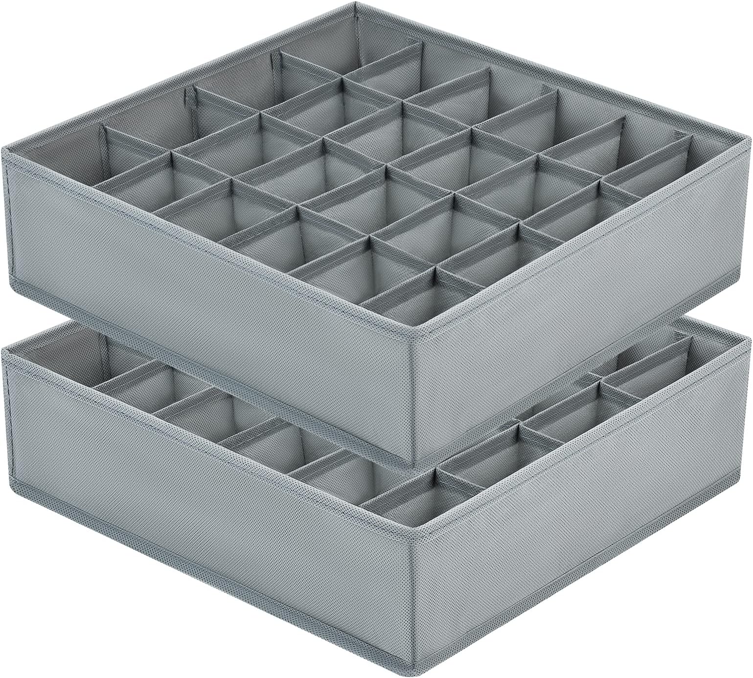 Organizer per riporre vestiti, 2 pezzi, 9 griglie, pantaloni, calzini