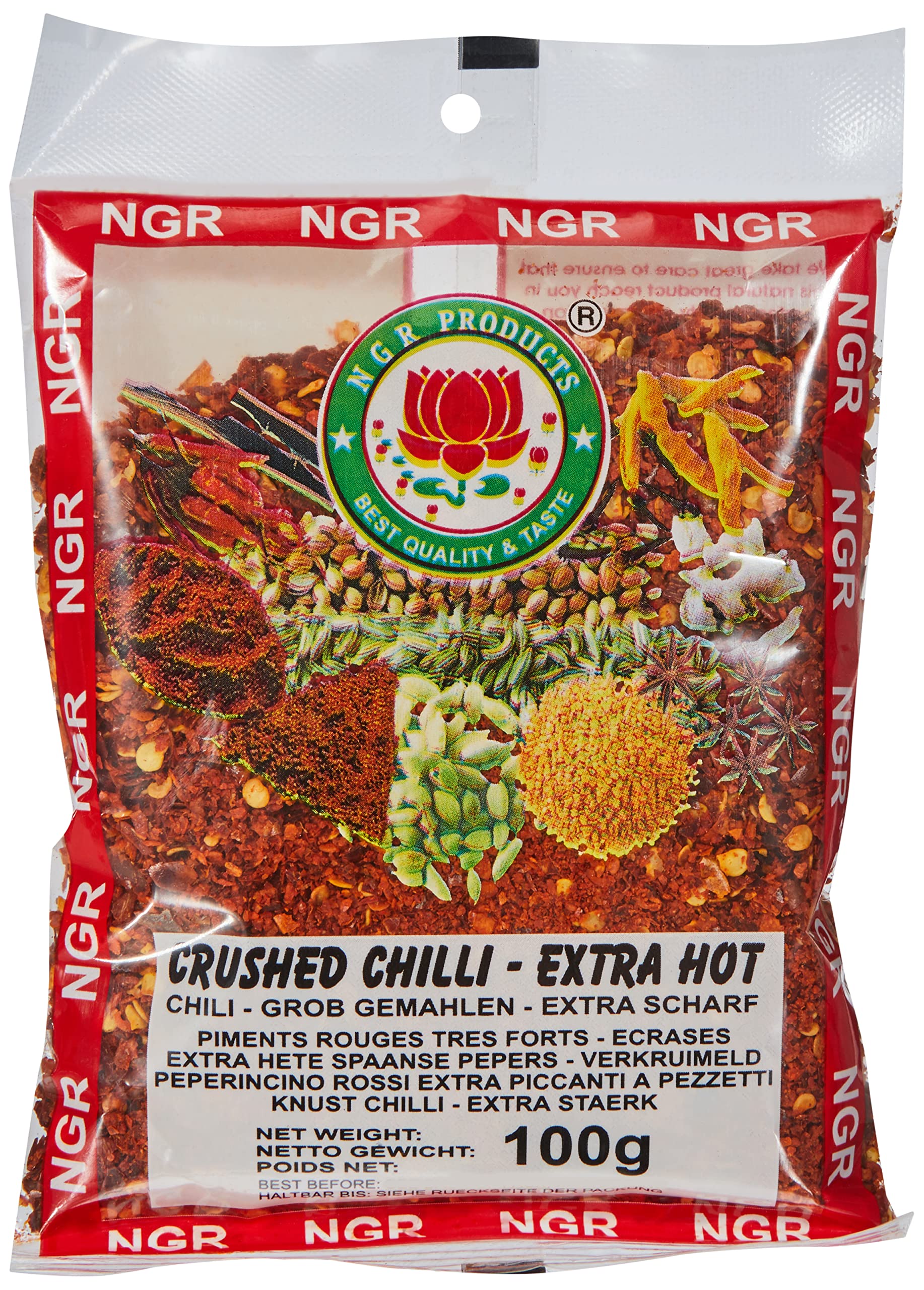 Ngr Chili grob gemahlen extra scharf (1 x 100 g)