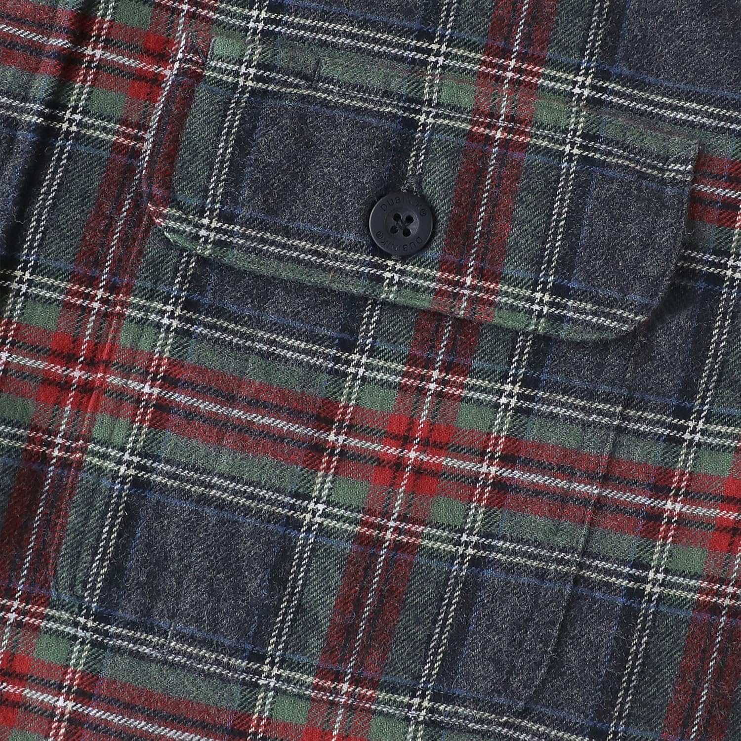 Dubinik®Mens Flannel Shirts Long Sleeve Flannel Shirt for Men Warm Casual Soft Cotton Button Down Plaid Mens Flannel Shirt - Image 5