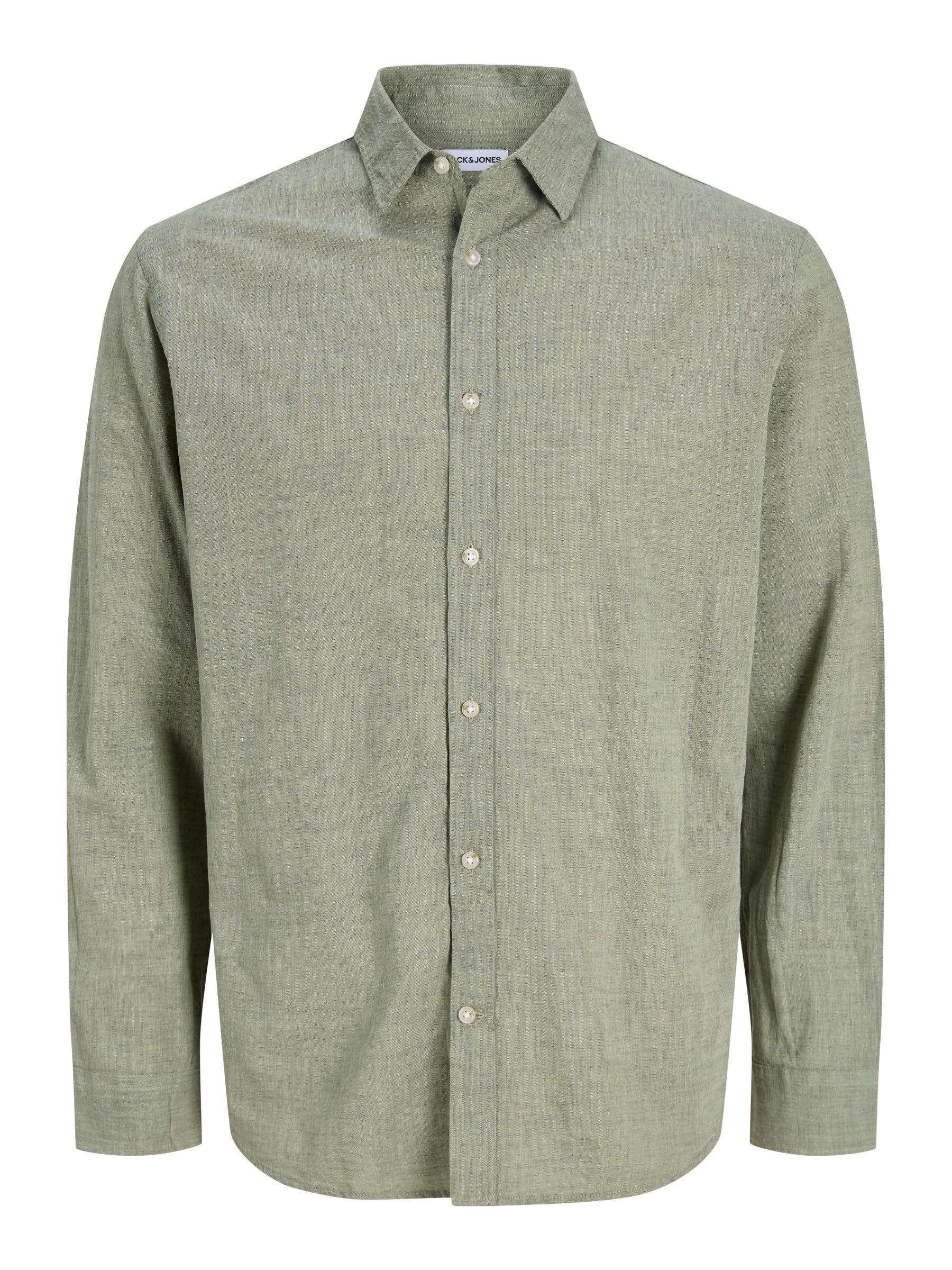 Jjesummer Linen Blend Shirt L/S Sn