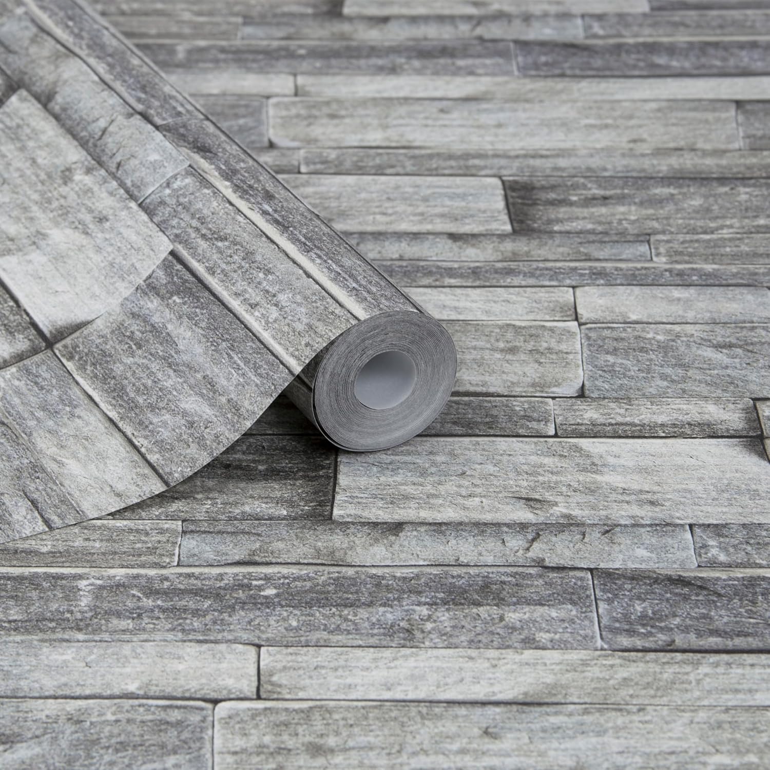 Transform Stonewall Grey Peel and Stick Wallpaper