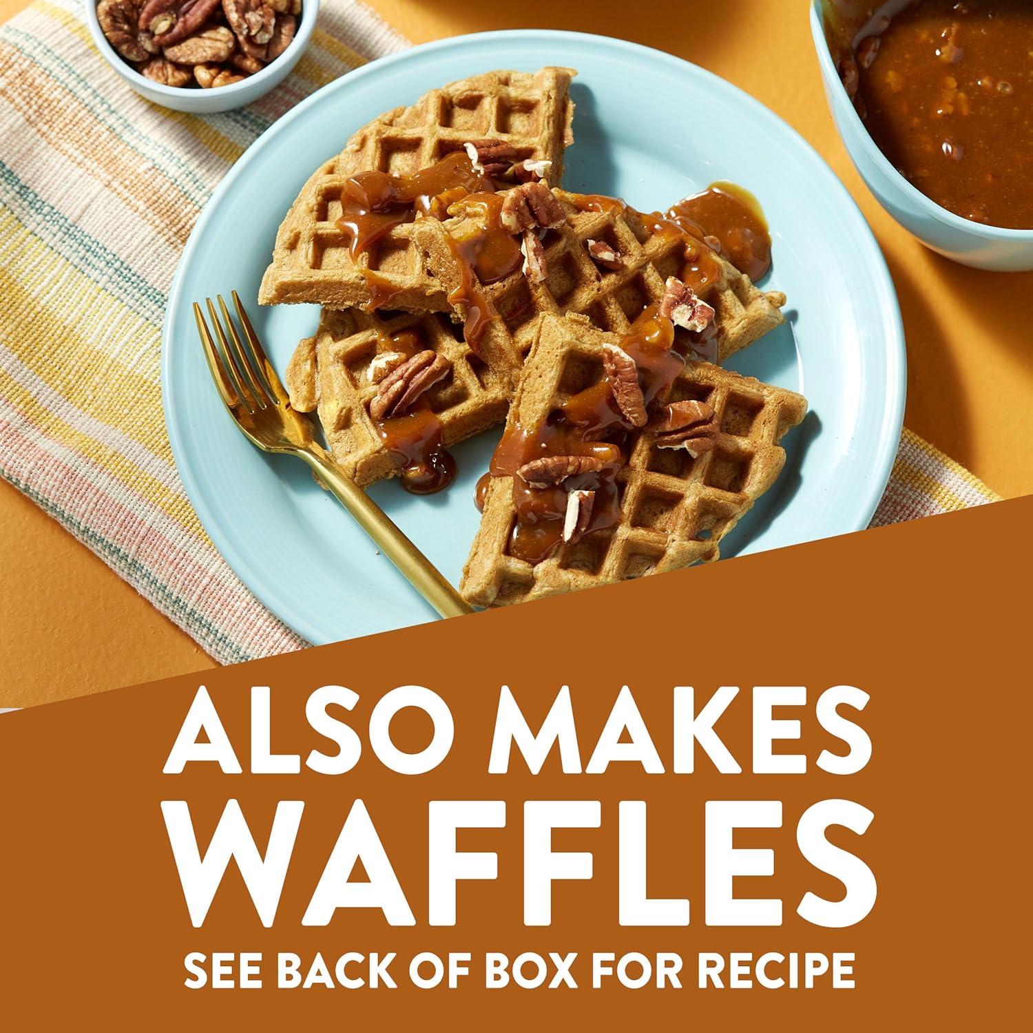 Krusteaz Light & Fluffy Pumpkin Spice Complete Pancake Mix, 16-Ounce Boxes (Pack of 8)