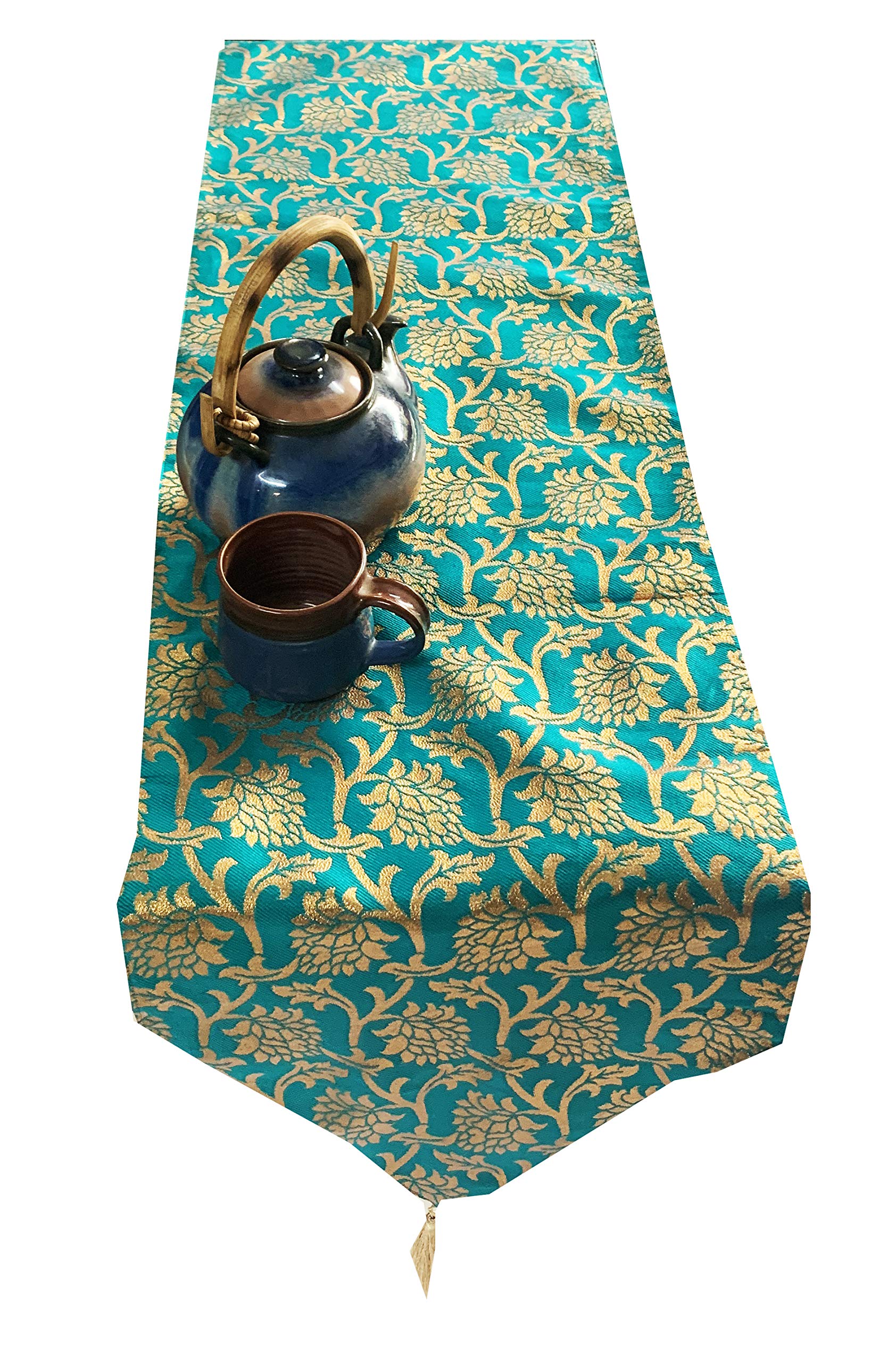Pink Parrot Silk Table Runner - 12x70 Inch -20