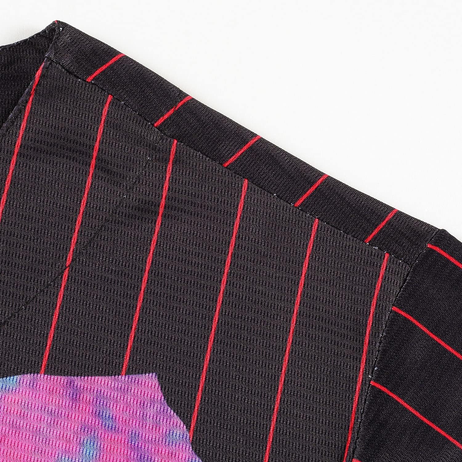 90s Outfit for Women, Hip Hop Party Bel Air Baseball Jersey,Unisex Loose Short Sleeve Shirt Clothing - Image 8