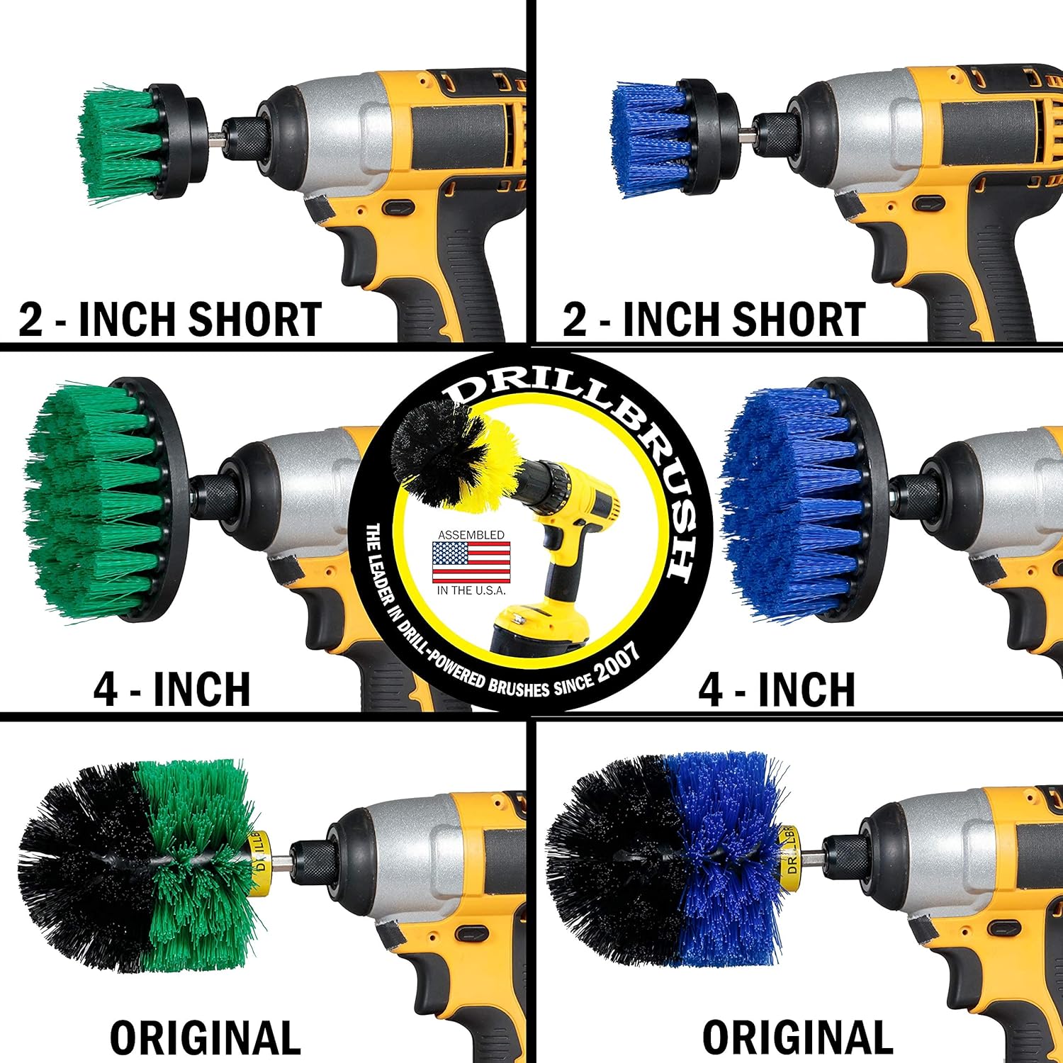 Buy a Bundle so You Never Have to Worry About Cross Contamination. This Bundle Comes with Two 3piece Sets with Medium Stiffness Brushes.