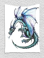 Vista 27 de Ambesonne Tapiz de Saguaro, Blooming Palo Verdes y Saguaros at 4 Peaks Hills Phoenix Arizona, colgante de pared para dormitorio, sala de estar