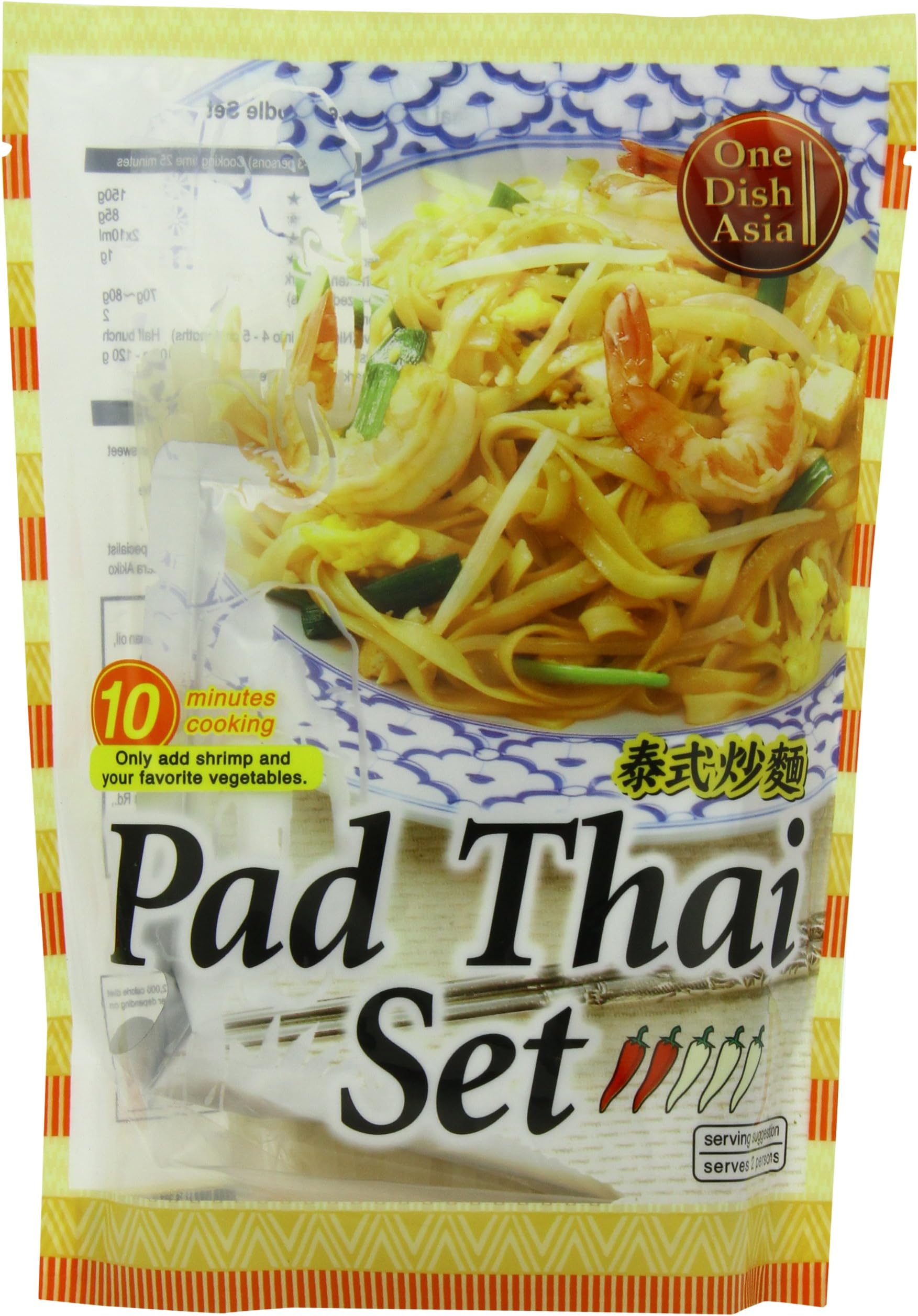 One Dish Asia Curry Set, Pad Thai, 8.22 Ounce (Pack of 12)