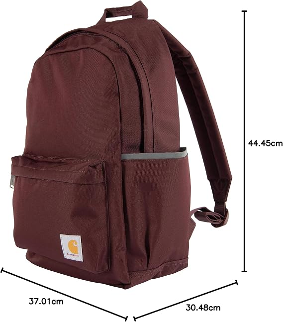 Carhartt unisex-adult 21l Laptop Backpack, Durable Water-resistant Pack With Laptop Sleeve Backpack, Classic Backpack (Port), One Size, 21l Laptop Backpack, Durable Water-resistant Pack With Laptop
