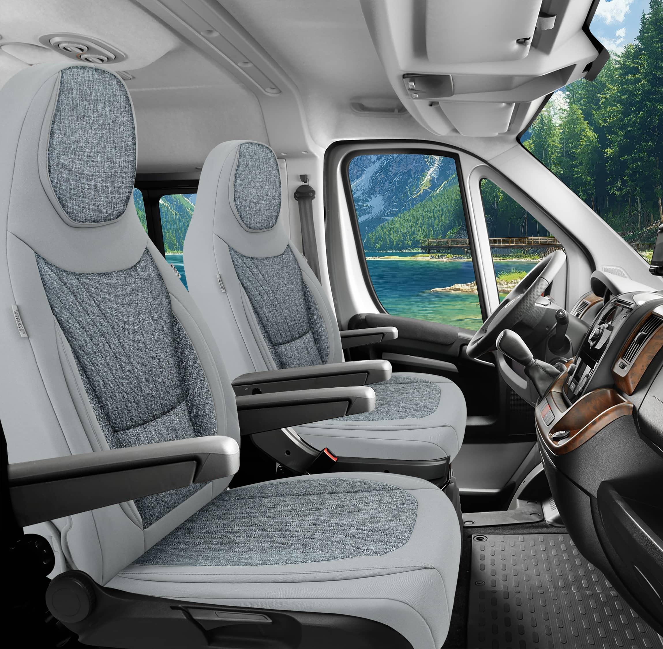 Wohnmobil Sitzbezüge für Fiat Ducato Citroen Jumper Peugeot Boxer C8