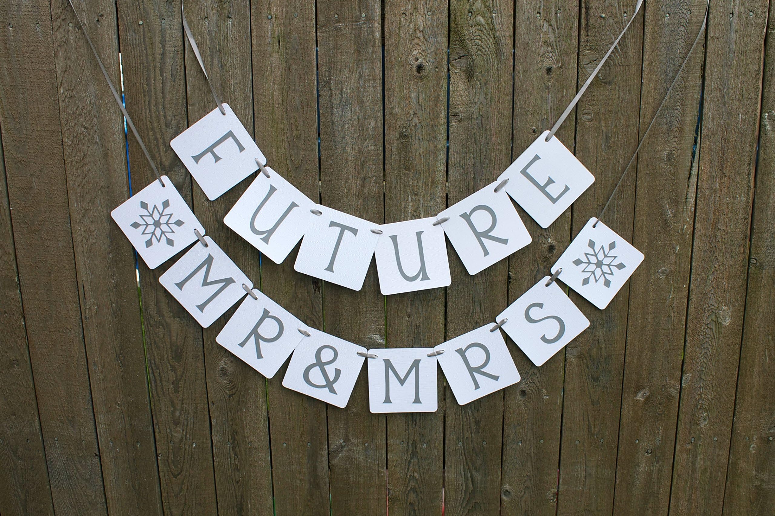 Future Mr and Mrs Winter Wedding Banner