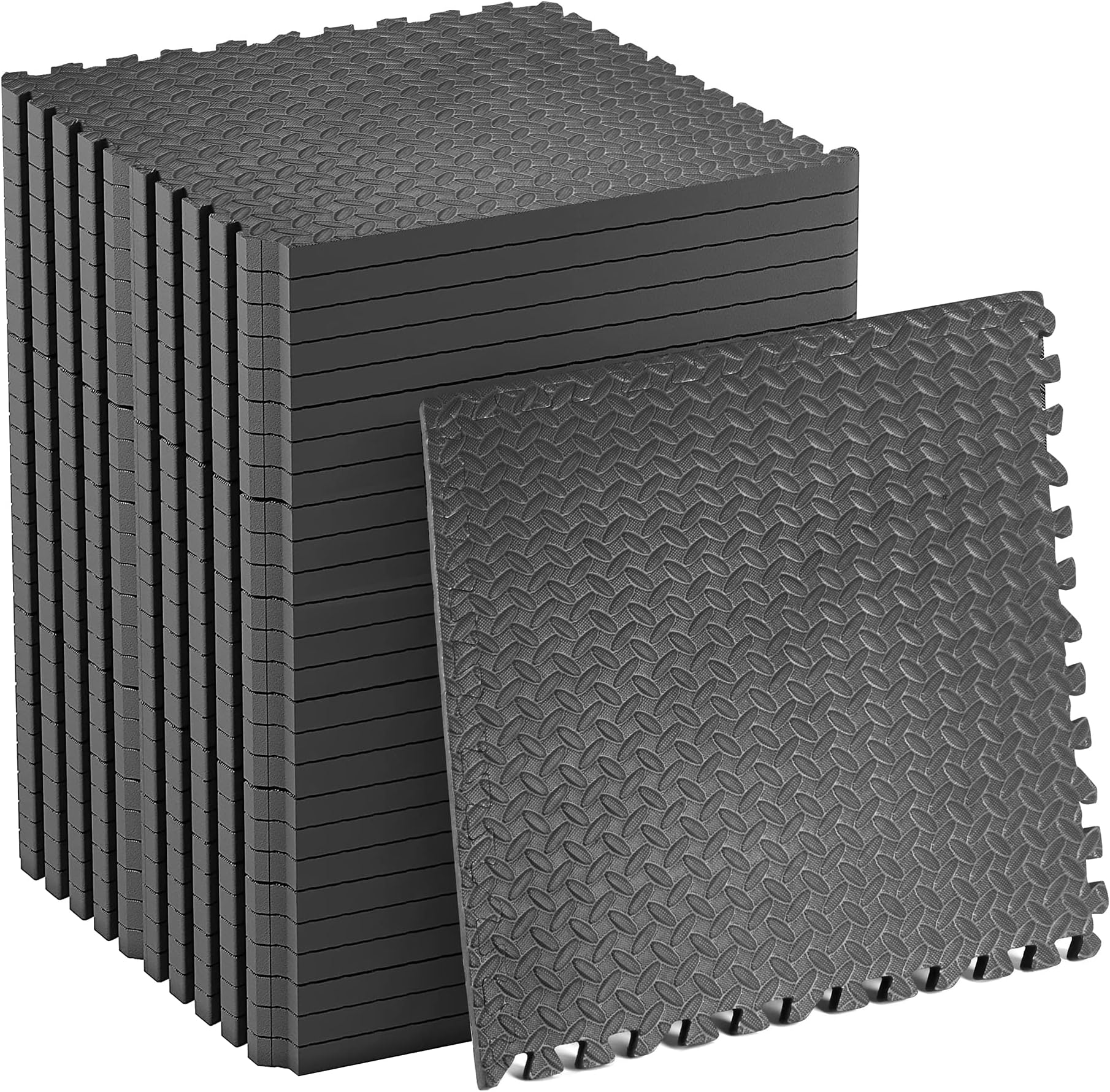 ZENO Gym Floor Mats Nonslip Foam Exercise Flooring Mats