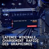 WD_BLACK SN850X 8TB, M.2 double-sided 2280 NVMe, Read speeds up to 7300 MB/s, Write speeds up to 6,600 MB/s, Gaming Expansion, PCIe Gen4 NVMe, High Performance Internal SSD, Black - 4