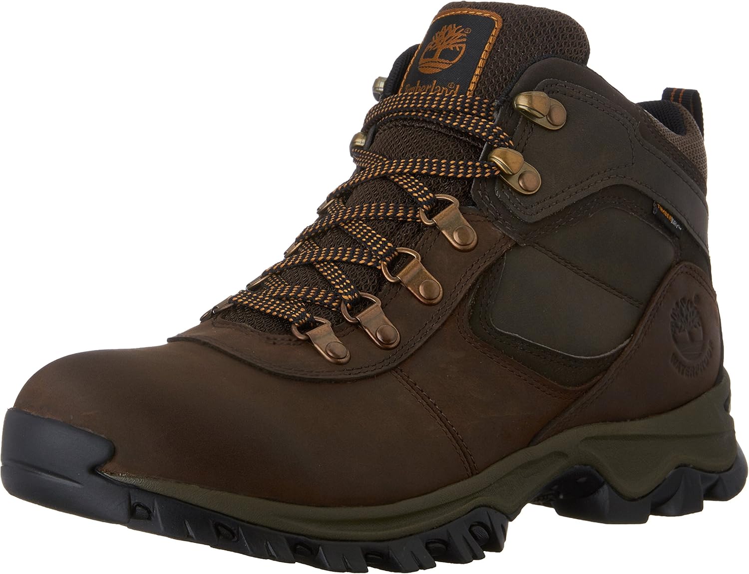  | Timberland Men's Anti-Fatigue Hiking Waterproof Leather Mt. Maddsen Chukka Boot, Dark Brown, 10 | Hiking Boots