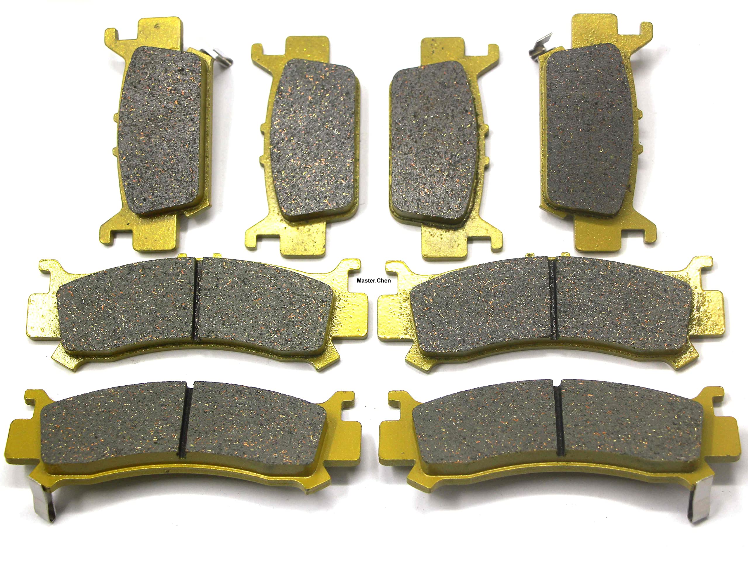 Front Rear Brake Pads Brakes for Honda Pioneer 1000 1000-5 SXS1000 2016 2017 2018 2019 2020 2021 - Talon R X X-4 2019-2021 06451/06452/06431/06432-HL4-A01 FA701 FA702 FA703 FA704 MC0007