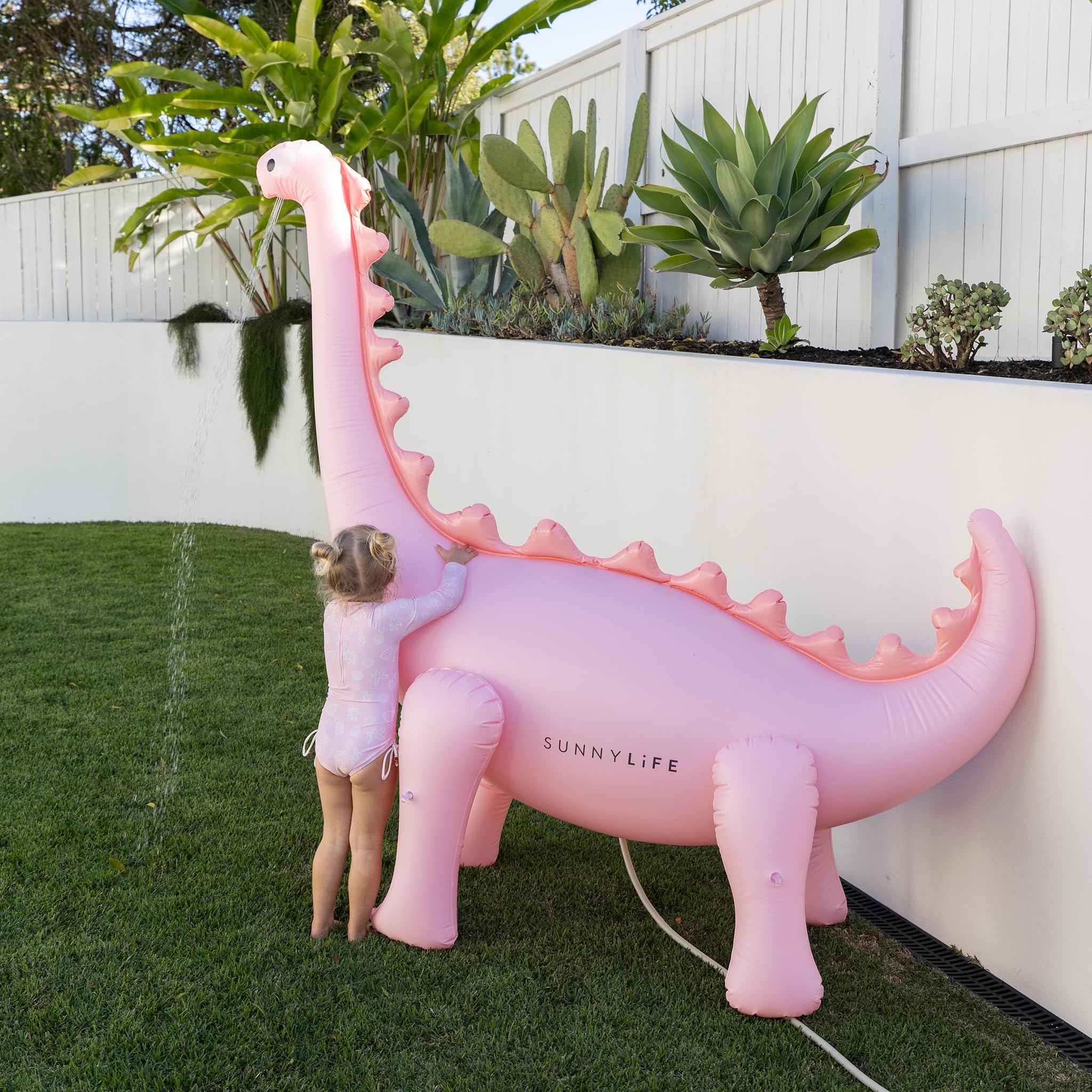 SUNNYLiFE Dino - Irrigatore gigante, colore: Rosa