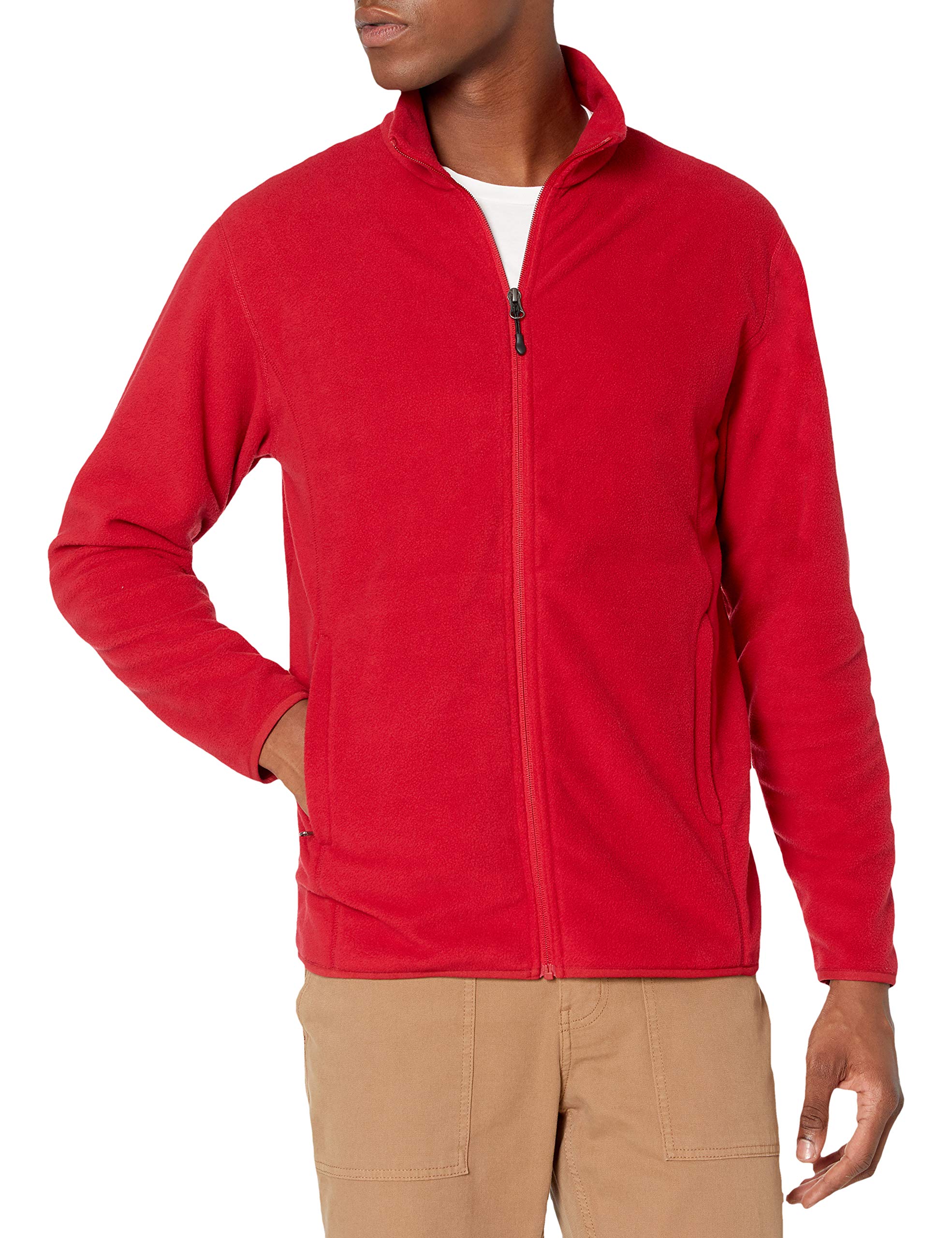 Amazon Essentials Giacca in Pile con Cerniera Intera (Disponibile in Taglie Big And Tall) Uomo