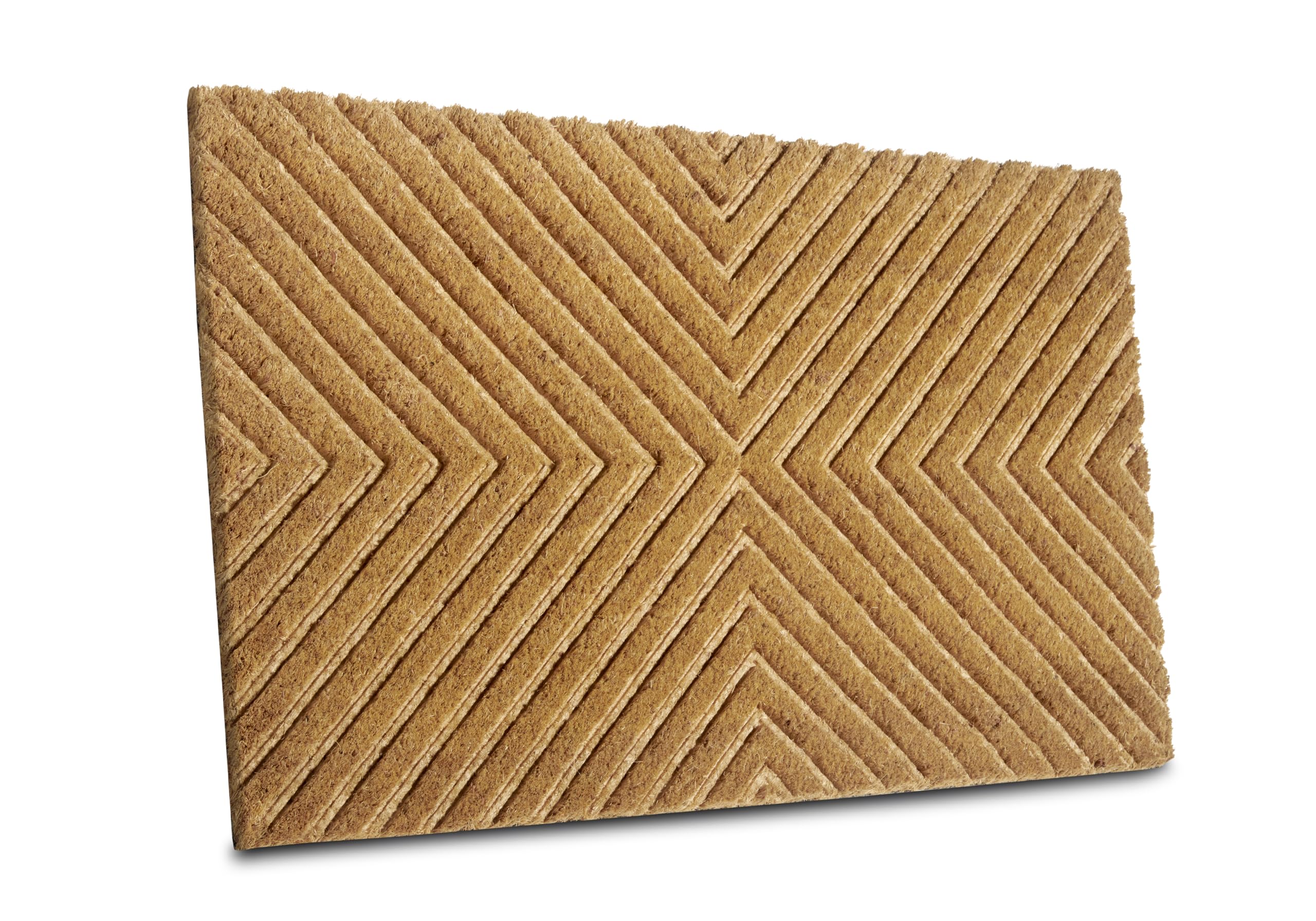 Paillasson en coco pour couloir et terrasse au design géométrique moderne