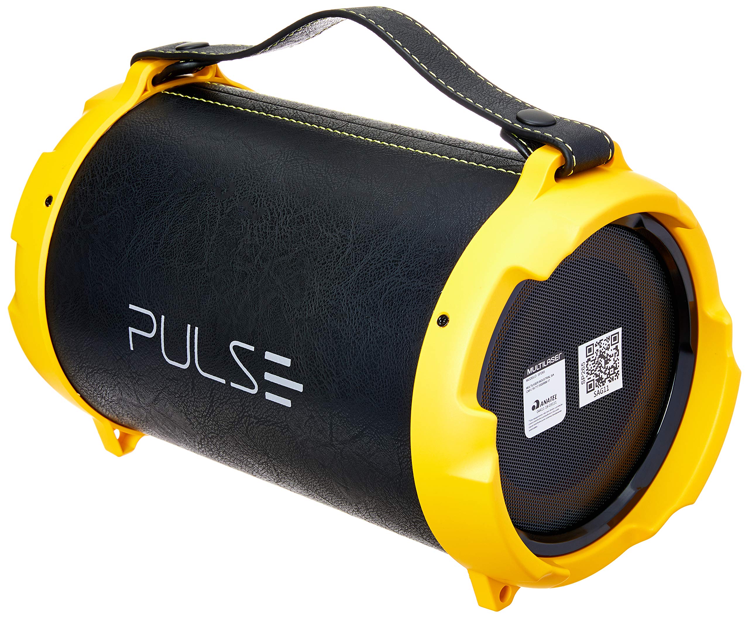 Caixa De Som Bazooka Acabamento De Couro 40W Pulse - SP265