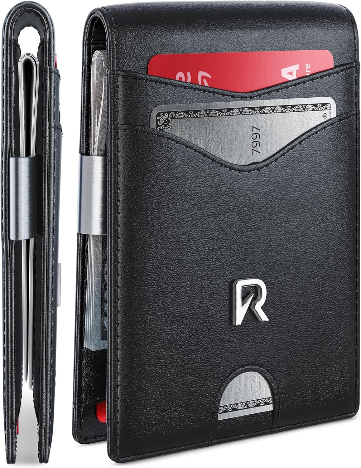 Ronyxet Slim Wallet for Mens – Minimalist RFID Wallet for Men with ...