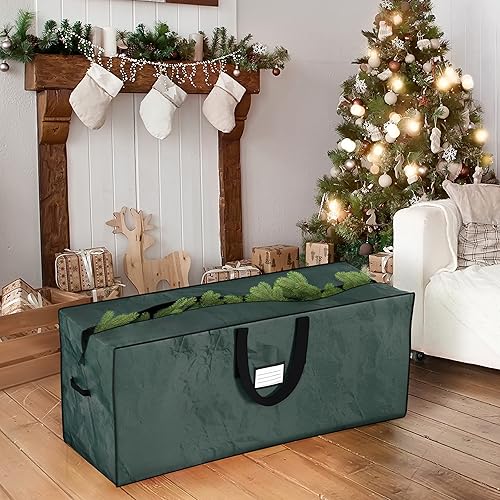 Miniatura 2 de Elf Stor - Paquete de 2 bolsas de almacenamiento grandes para guardar árboles de Navidad, color verde Verde,Rojo,https://www.amazon.com/dp/undefined
