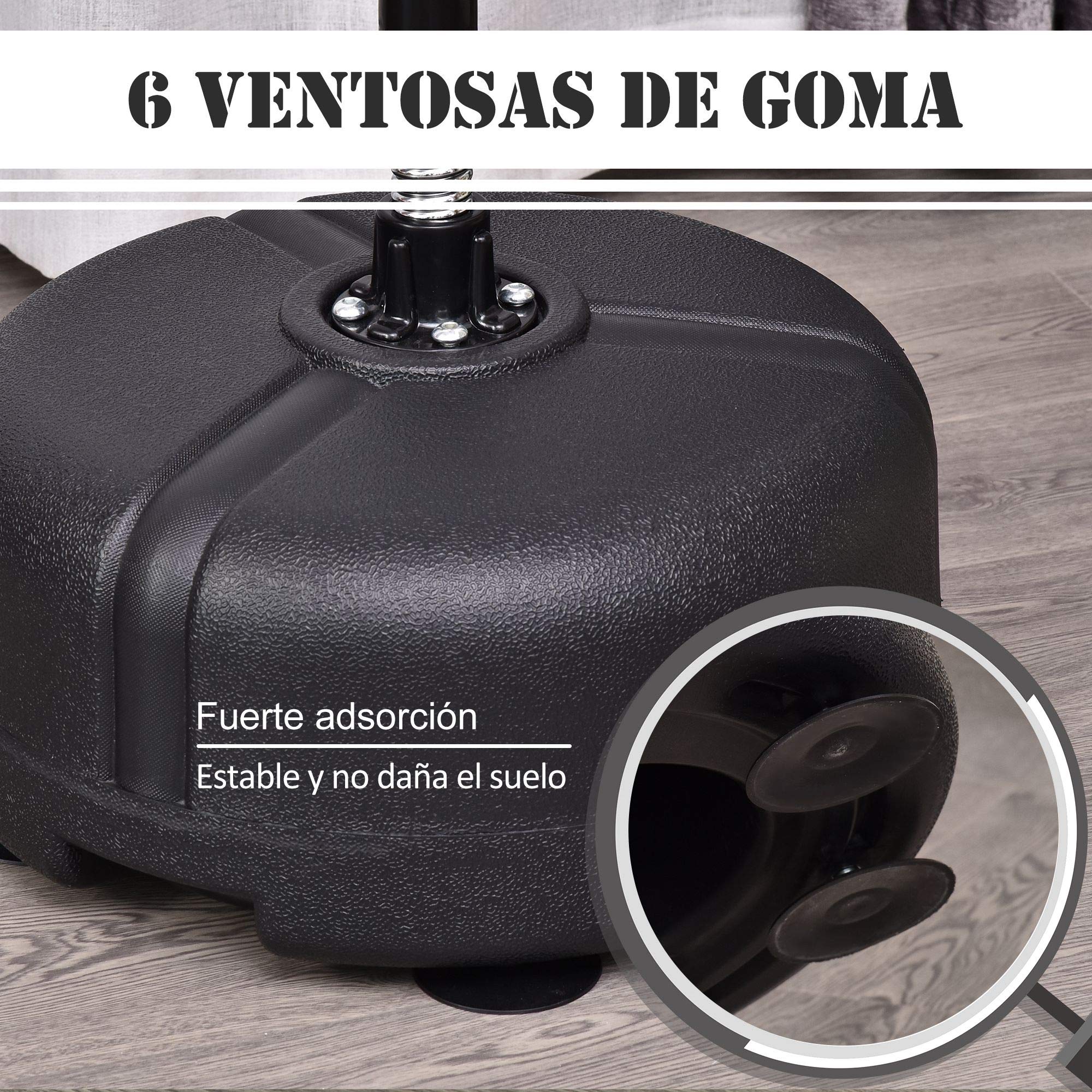 HOMCOM Saco de Boxeo de Pie Punching Ball Altura Ajustable 136-154 cm Base Rellenable Guantes Adultos Adolescentes