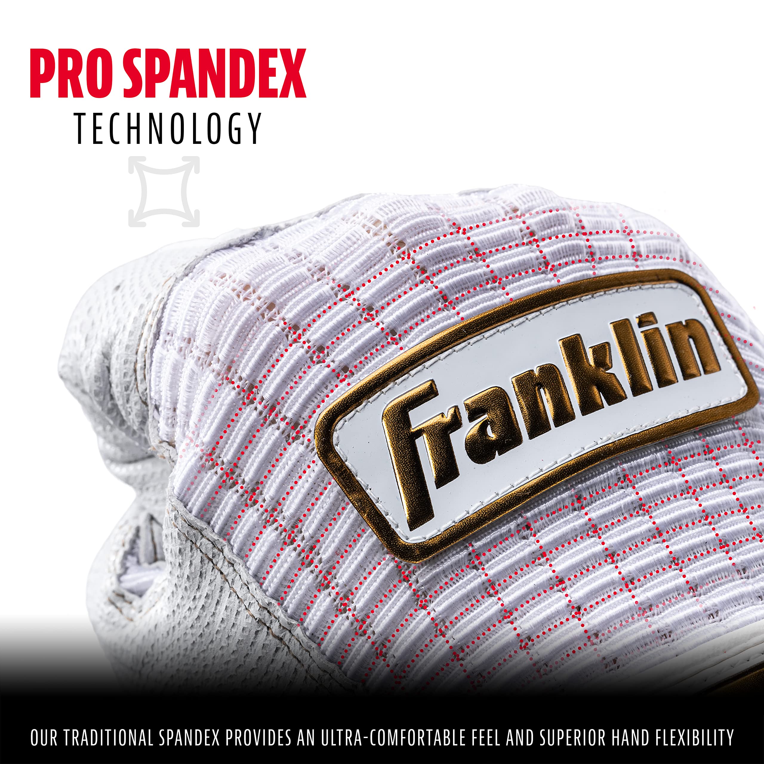 Franklin Sports MLB Pro Klassische Batting-Handschuhe, Unisex, für Erwachsene