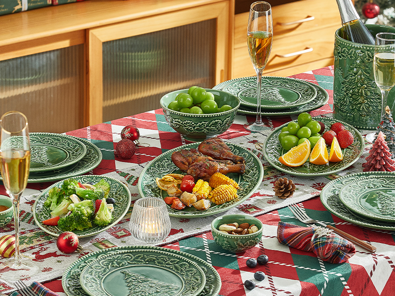 Amazon.com | Metahom Christmas Tree Serving Platters, 14.5