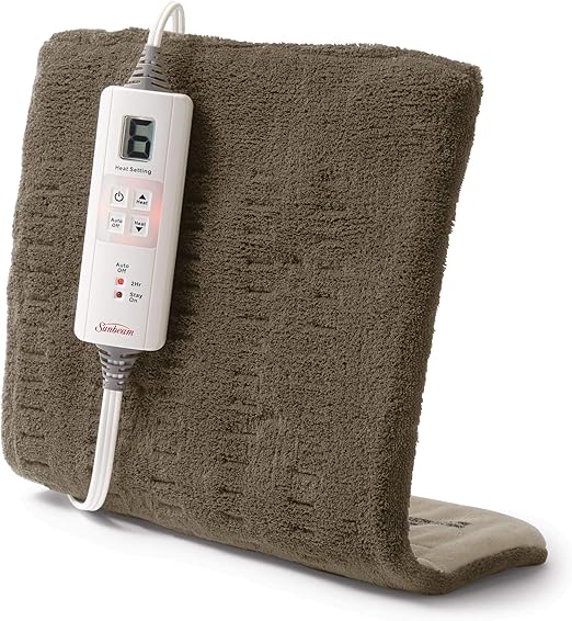 Sunbeam Premium Heating Pad with XpressHeat Technology, Standard Size