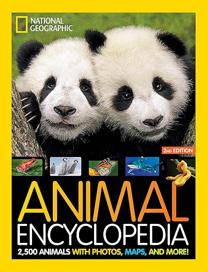 Animal Encyclopedia : 2500 Animals With Photos Maps And More!