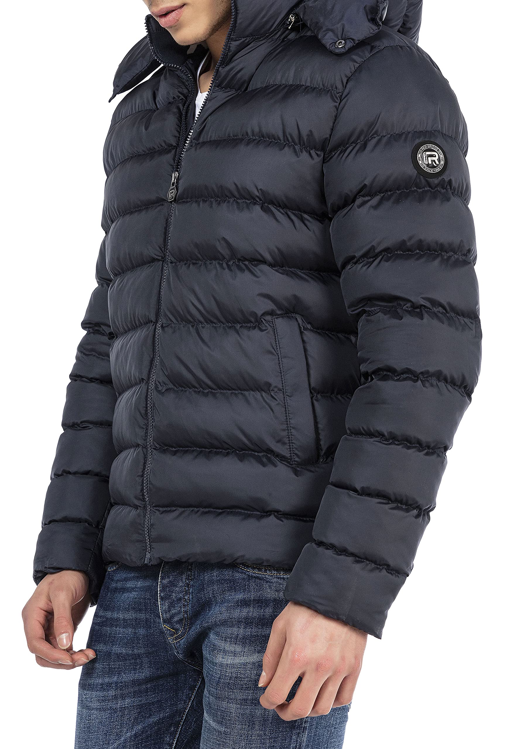 RED BRIDGE Giubbotto invernale uomo Giacca con cappuccio Bomber