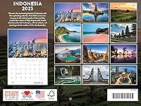 Vista 96 de Calendario de pared mensual 2025 de México, 12 meses, fabricado en Estados Unidos