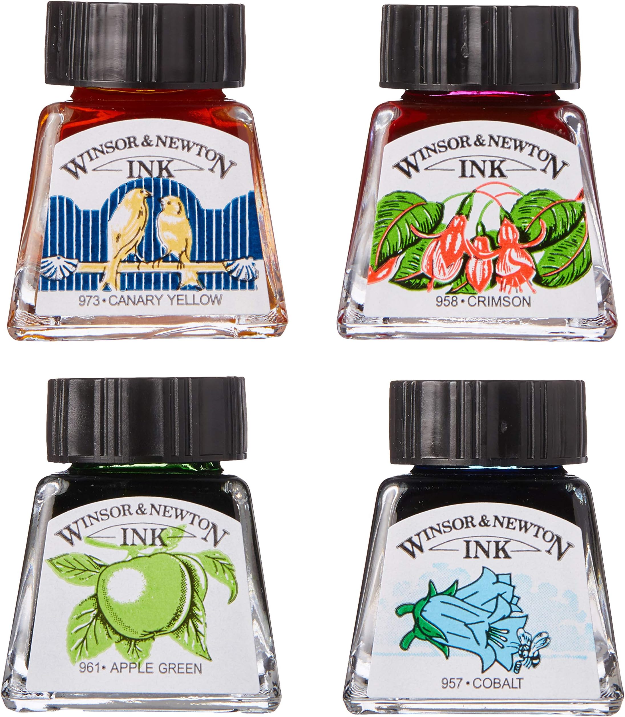 Pelikan Drawing Ink, 518 Black Fount India, 1 Ounce Bottle