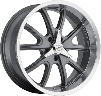 Vision Torque 143 Gun Metal Machined Lip Wheel 18x8.5"/5x115mm