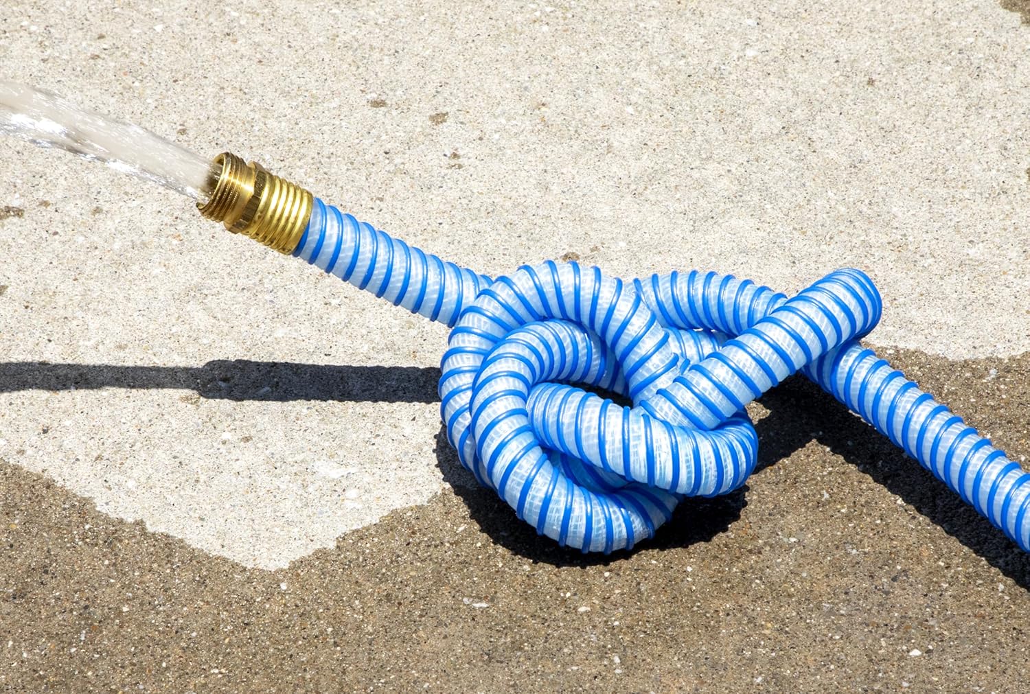 Continental Kinkguard Blue Garden Hose, 5/8in Inside Diameter Male x Female Garden Hose Thread (25ft)